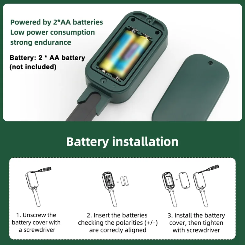 -A89Z Tuya Zigbee Wireless Soil Moisture Meter Intelligent Temperature Humidity Sunlight Tester Soli Analyzer Gardening Tool