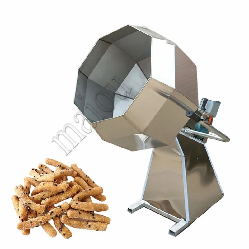 

Automatic Octagonal Snack Food Potato Chips Flavoring Caramel Popcorn Seasoning Machine