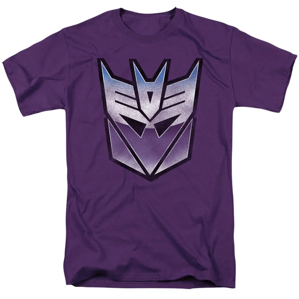 VINTAGE DECEPTICON Licensed Adult Men's Graphic Tee Shirt Anime Graphic T-shirts Vintage High Quality 100%Cotton