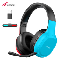 Kofire UT-01 Wireless 2.4G Gaming Headphone Bluetooth Headset Low Latency with Switch Launcher RGB Wired for Phone PC PS4 Switch