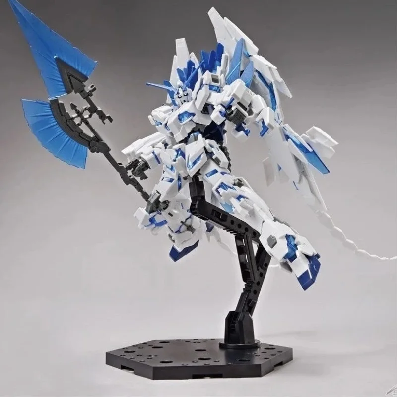 HG1/144 مجموعة نماذج يونيكورن جاندام المطلية بشكل مثالي مع شارات مائية ودعامة مجموعة شخصيات متحركة مجمعة #6