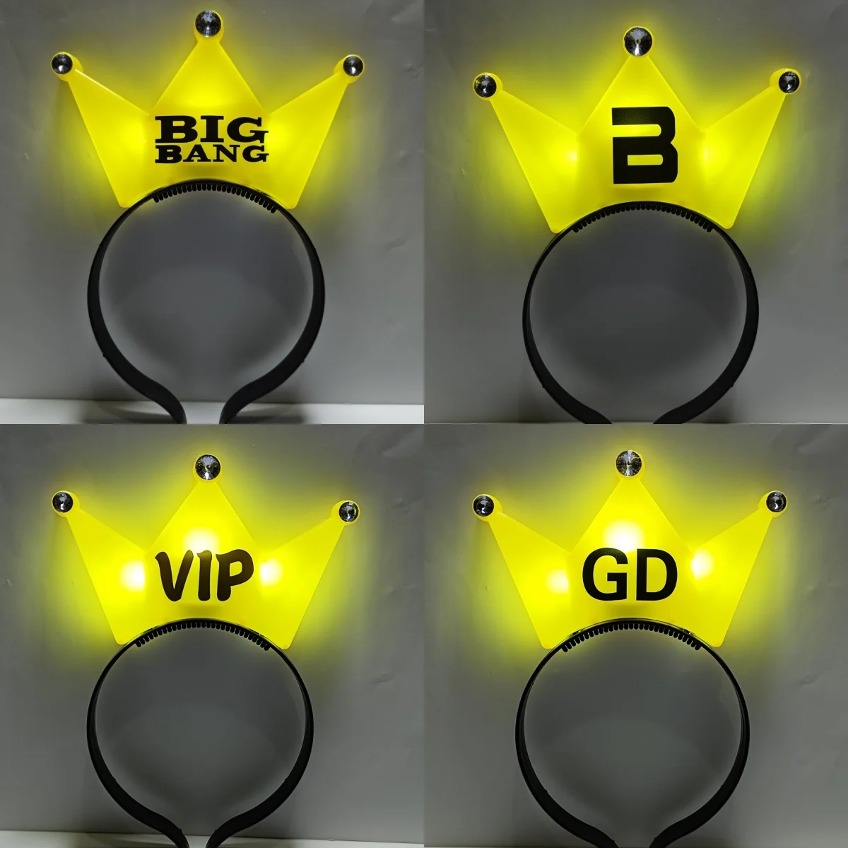 Kpop Idol BIGBANG Поддержка Stick G-DRAGON TAEYANG Повязка на голову с поддержкой короны TOP DAESUNG Концертная поддержка Light Stick VIP Подарок для фанатов