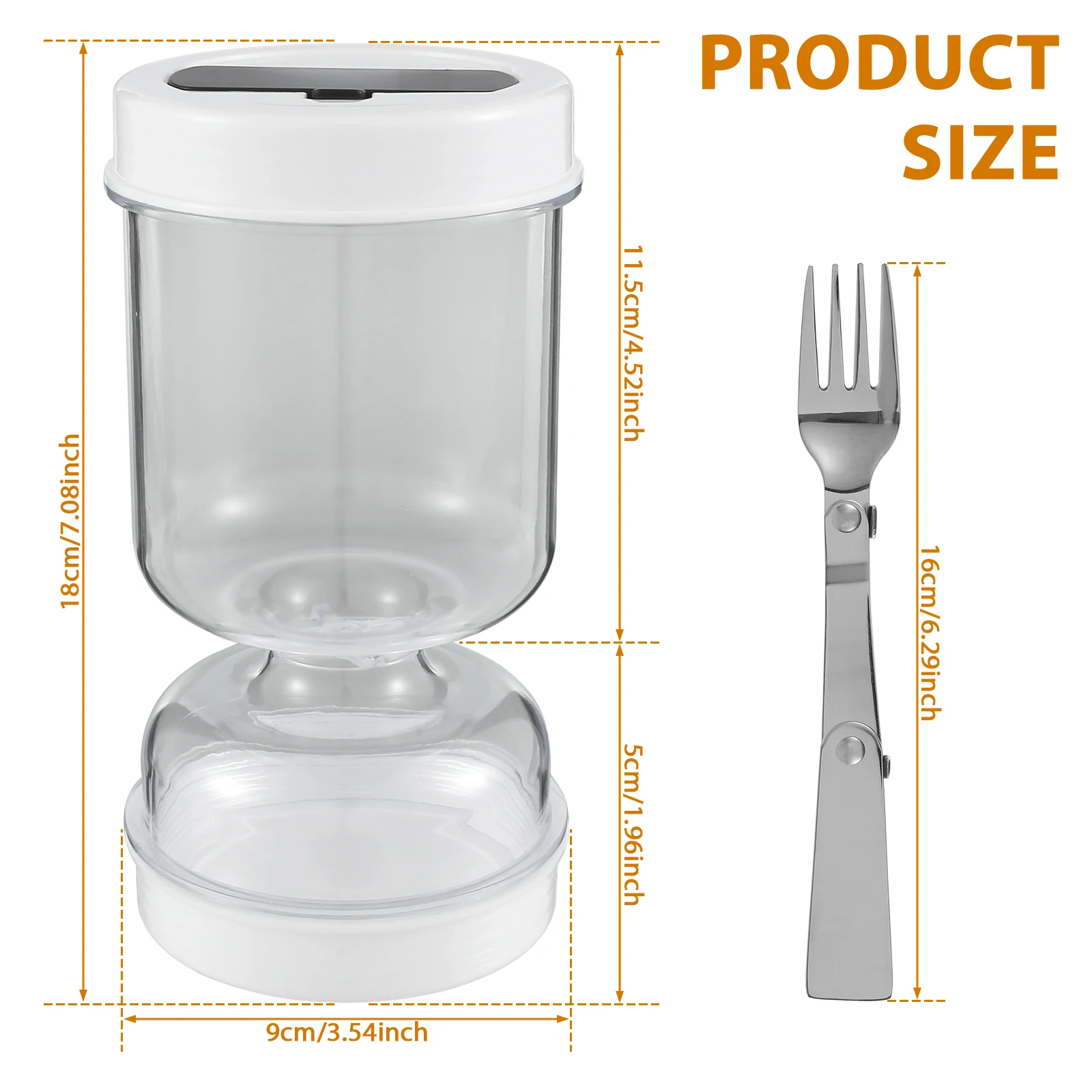 Pickles Jar Wet And Dry Separation Pickle Container with Forks Leakproof Airtight Food Containers Kitchen Juice Separator Tool