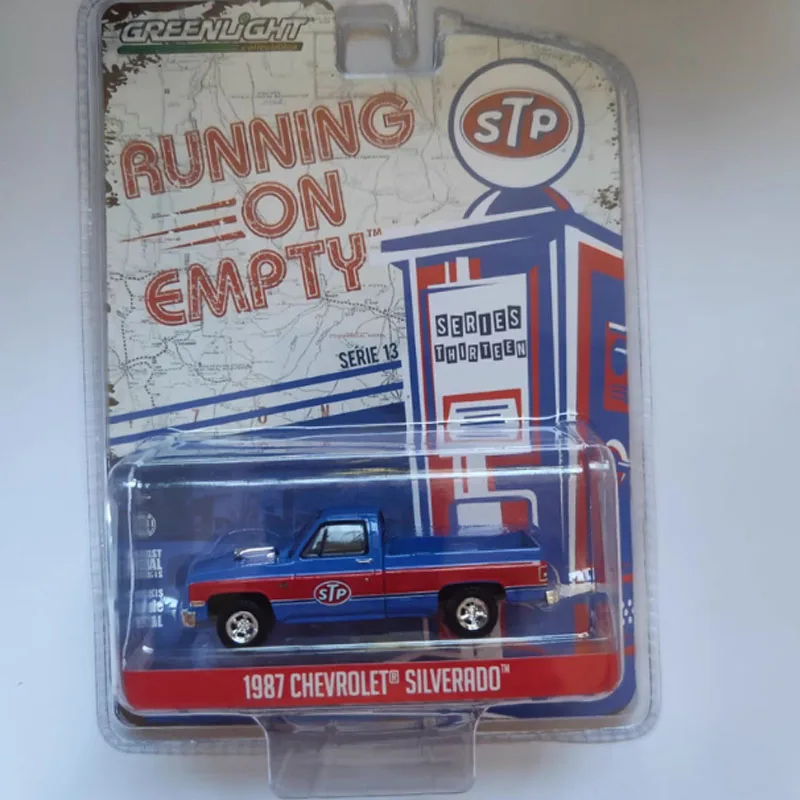 

Масштаб 1:64, зеленый свет, 1987, пикап, Silverado, имитация игрушки, модель, подарок, сувенирное украшение сцены