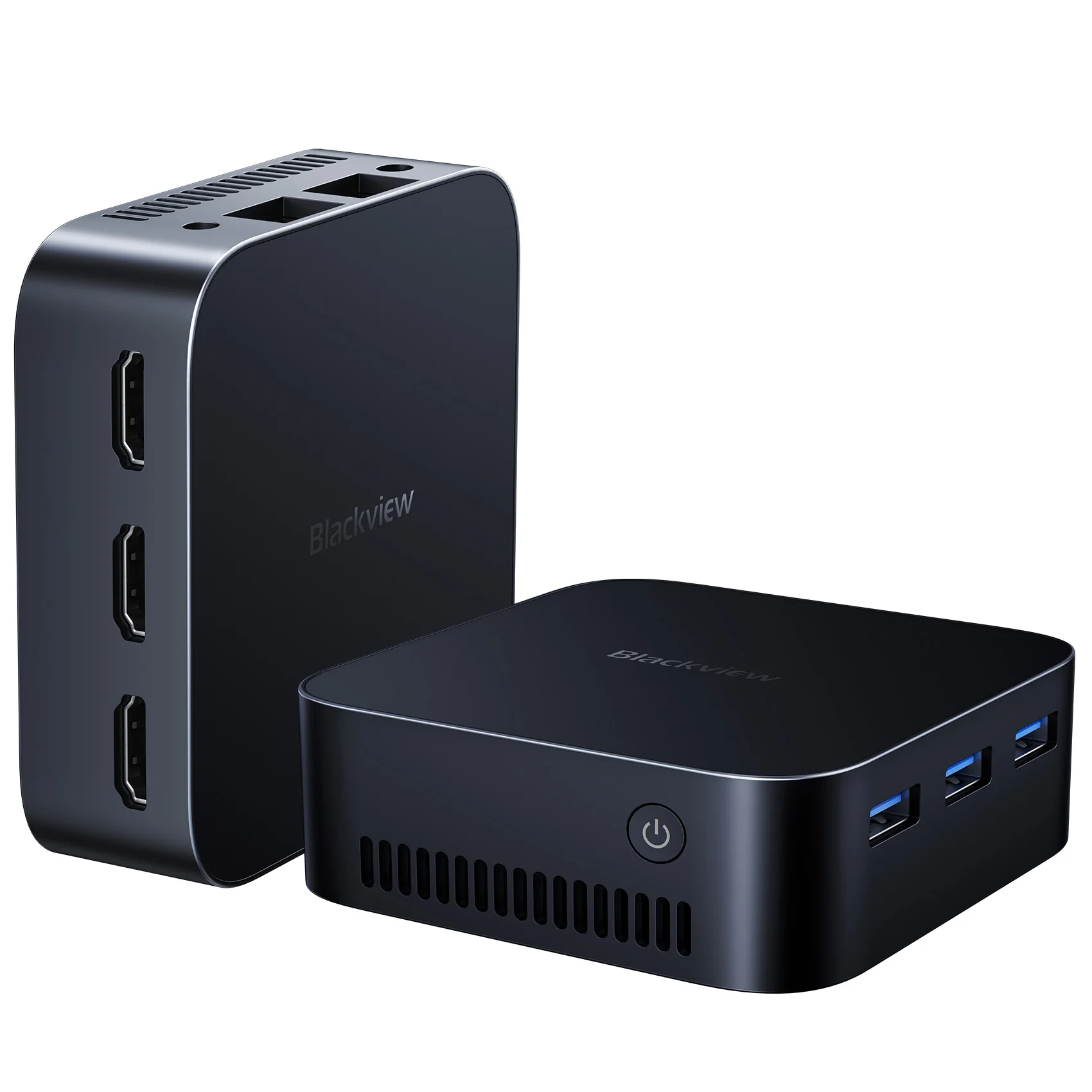 Blackview MP80 Mini PC Intel Alder Lake N95/N97 (tot 3,6 GHz) 16 GB LPDDR5 RAM 512 GB M.2 SSD, minicomputer, 4K UHD desktop-pc