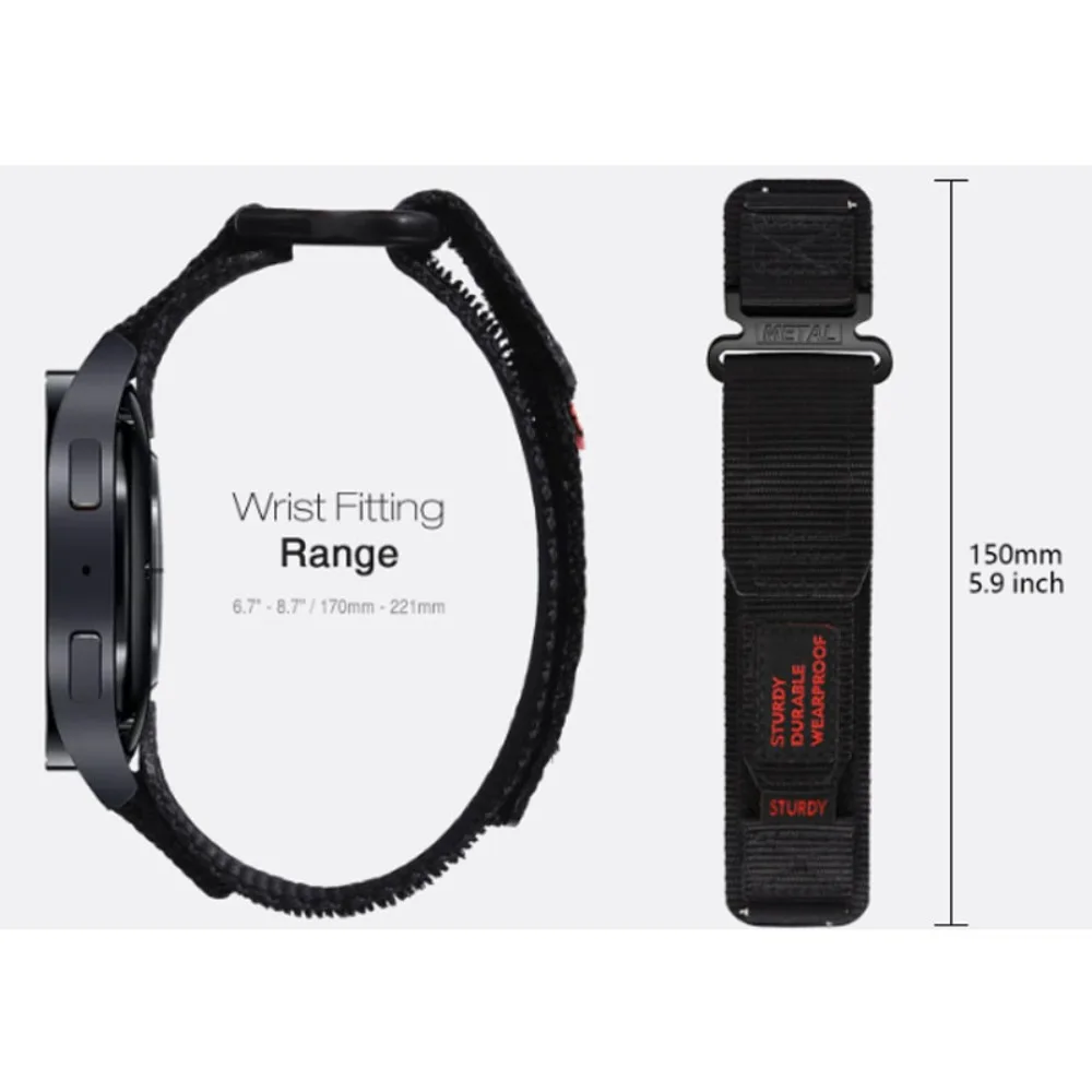 16mm Uhrenarmband für Casio GA-110 800 GA-2100 GD100 120 G8900 5600 GW-M5610 6900 Armband Schwarz Weiches Nylon Armband für Damen und Herren – Detail 7