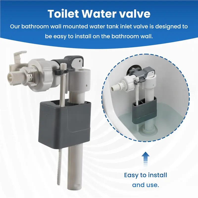 HOT Bathroom In-Wall Water Tank Inlet Valve Hang Wall Hanging Toilet Water Valve Water Inlet Accessories~Jul.