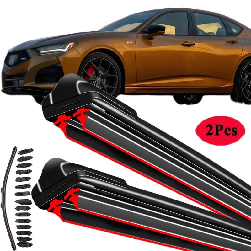 

For Acura TLX 2014-2024 Car Windshield Wiper Blade Front Windscreen Brushes Washer Accessories Window Cleaning Replacement Parts
