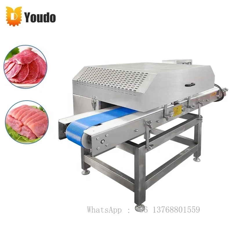 Stainless steel Pork Chips slicer machine fresh meat cutter machine Chicken breast chips cutting machine