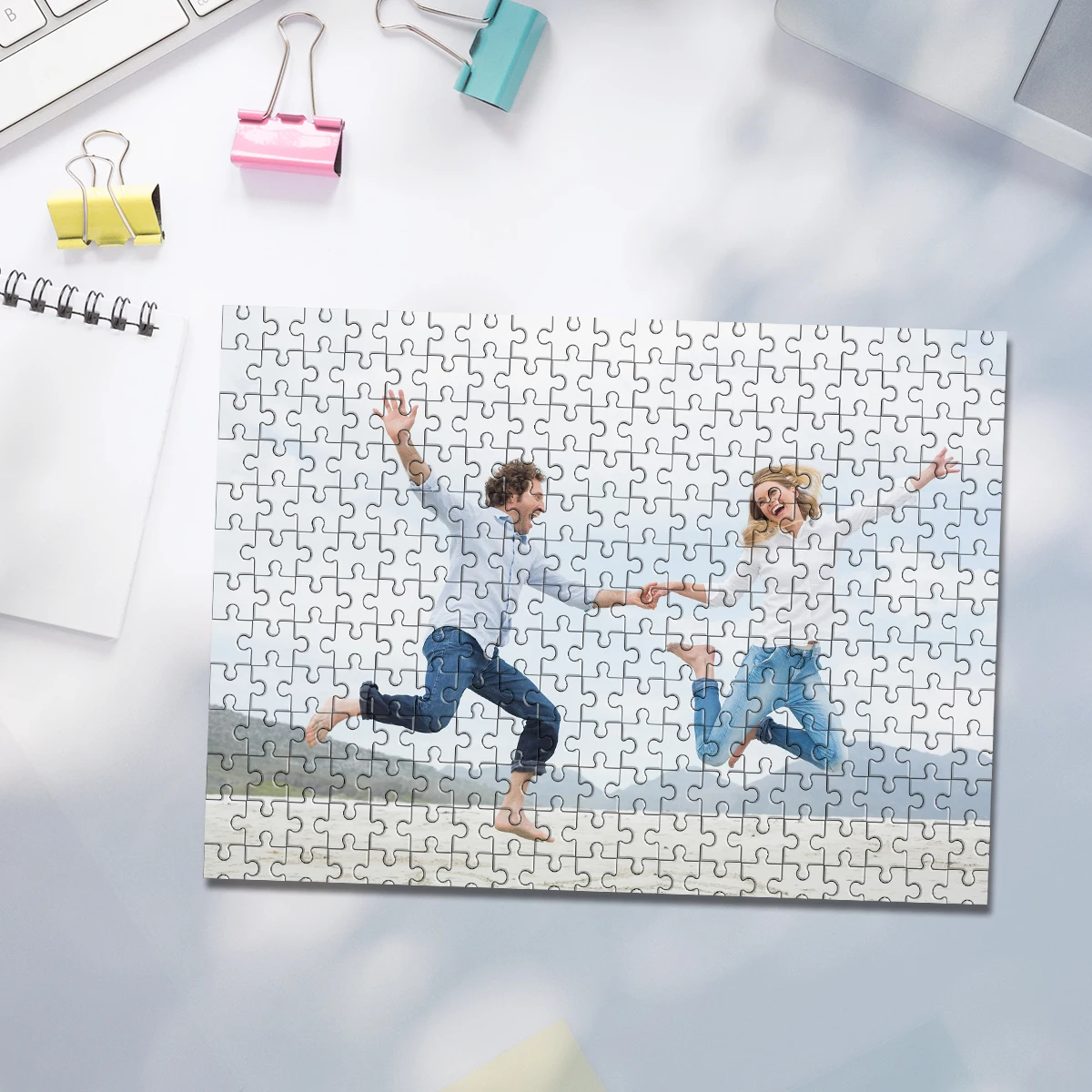 35/300/500/1000pcs Personalized Custom Photo Puzzle couple photos DIY Toy Decoration Collectiable Growth Gift Christmas