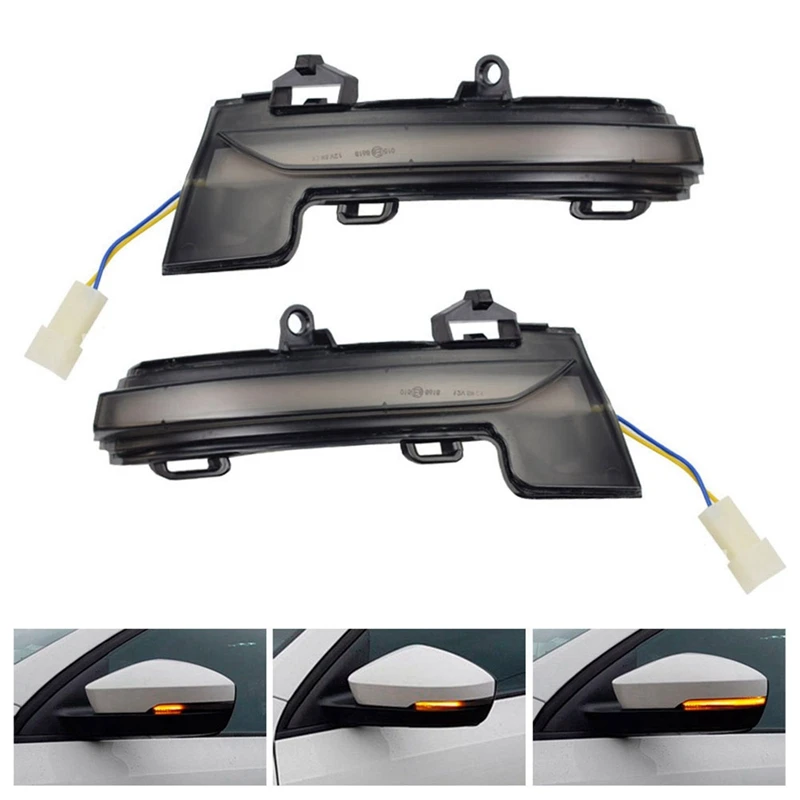 Indicatore lampeggiante per specchietto laterale per auto per VW T-Roc T-Cross LED indicatore di direzione dinamico lampeggiante per Skoda Octavia 3 Mk3 III