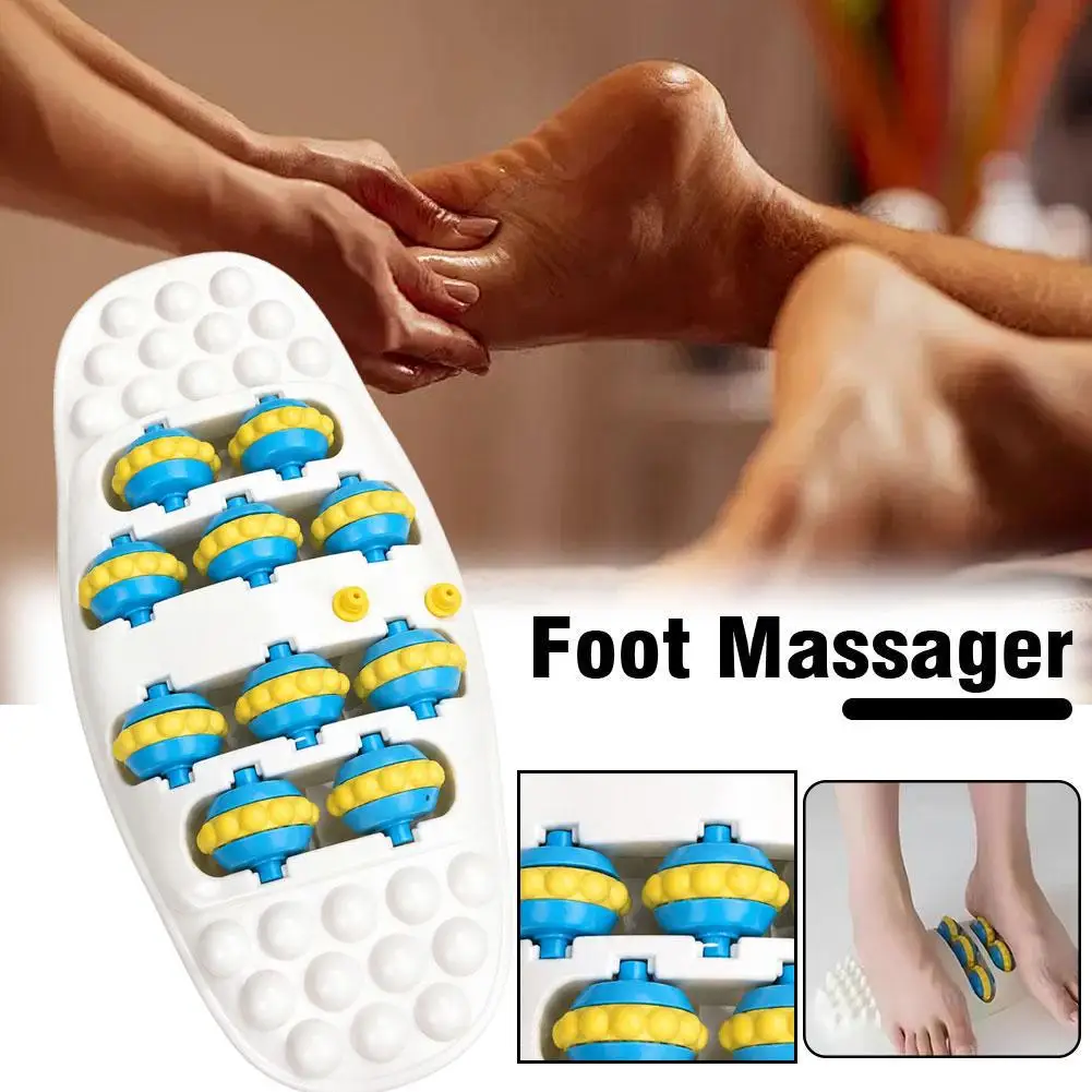 Tapis de Massage des pieds hypoallergénique, 1 paquet, avec conception de pétrissage d'acupression, outil de réflexologie en plastique Non alimenté pour le Stress Re
