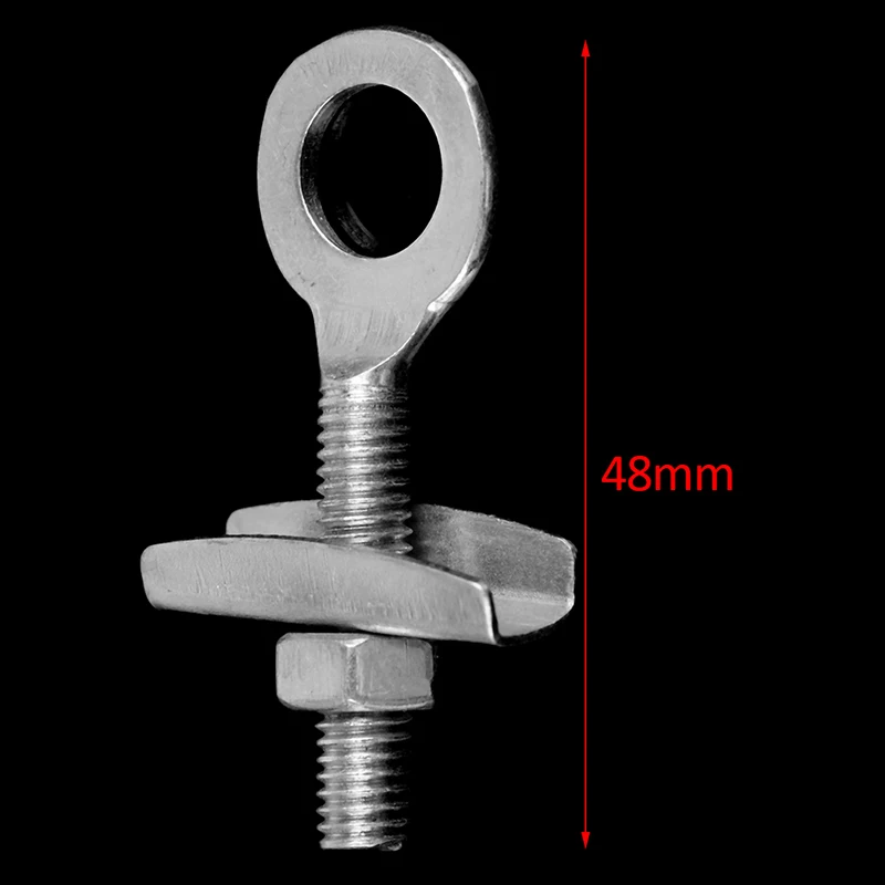 고정 기어 자전거 체인 조정 볼트, 통근 자전거 체인 텐셔너 풀 타이트 나사 볼트, 2 개