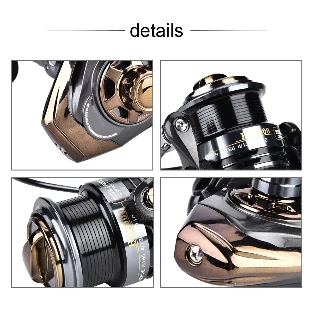 HS2000 HS3000 High Speed Sea Baitcasting Fishing Reel 7.1:1 Spinning Match Spool for Quick Casting