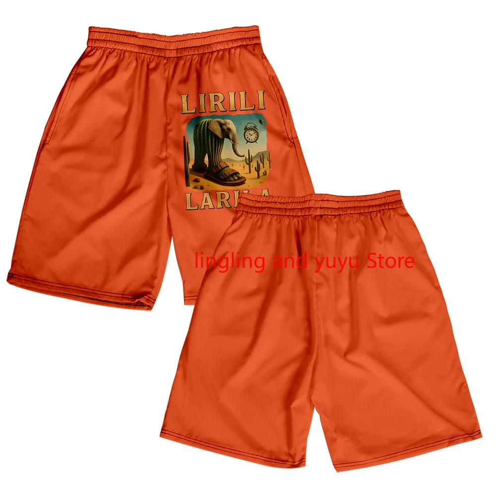 Brainrot italiano Tralalero Tralala Tung Tung Sahur Lirili Larila pantalones cortos 3D bañadores de secado rápido pantalones cortos de natación de playa