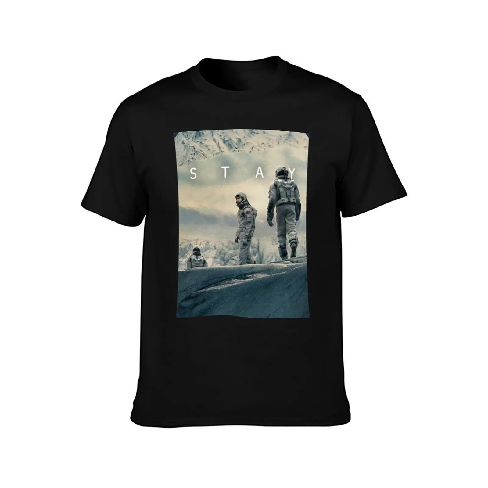 STAY Interstellar T-Shirt man t shirt cotton high quality T-Shirt