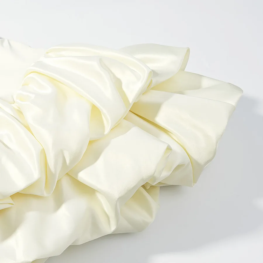Elegantes Einfarbiges Neckholder-Minikleid mit Rückenausschnitt, Süßer Verzierter Stufenrock mit Rüschen, Damenkleid für Abendpartys, Club und Abschlussball – Detail 7