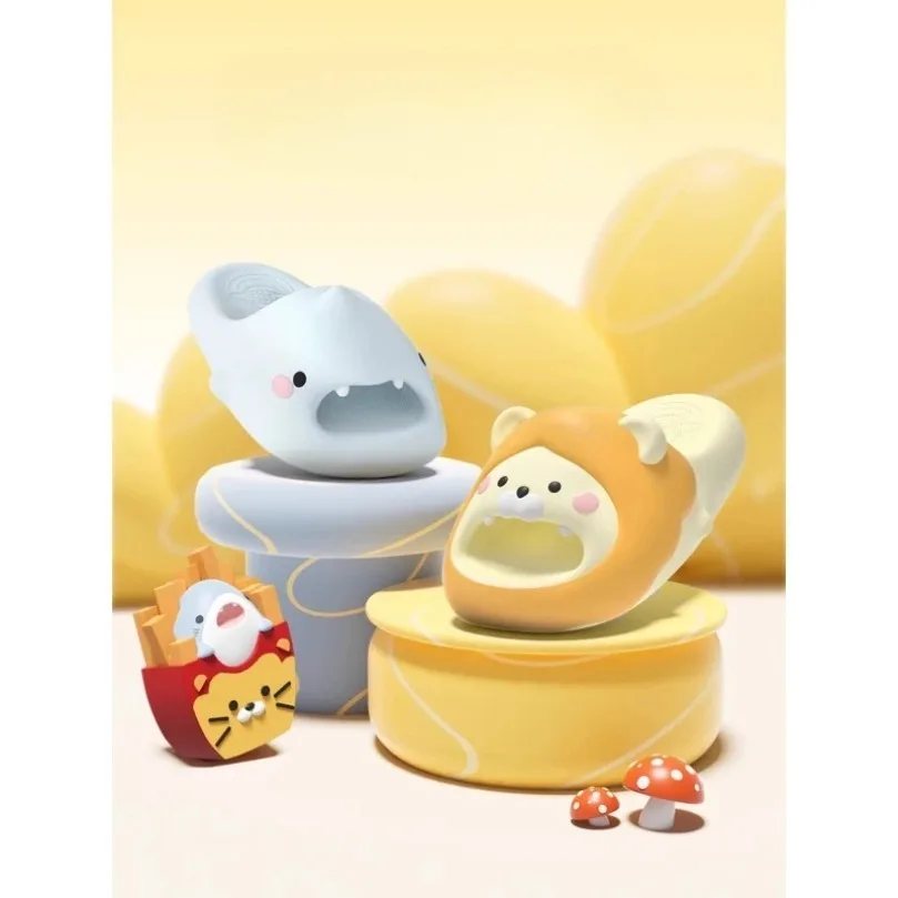 

Шлепанцы Shark Lion Cloud для женщин и мужчин, летние пляжные домашние мягкие сандалии из ЭВА, забавные тапочки для дома