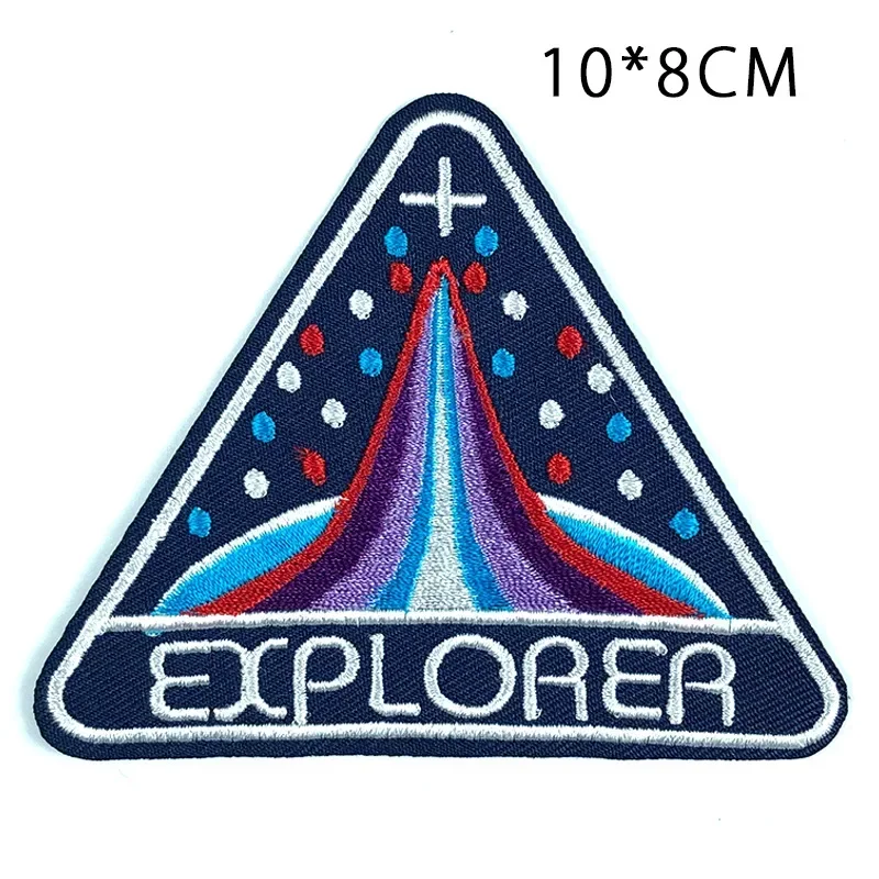 Cartoon Astronaut Cloth Sticker for Kids Clothing DIY Embroidery Patch Adhesive Ironing Clothing Accessory for Hat/cloth/shoes