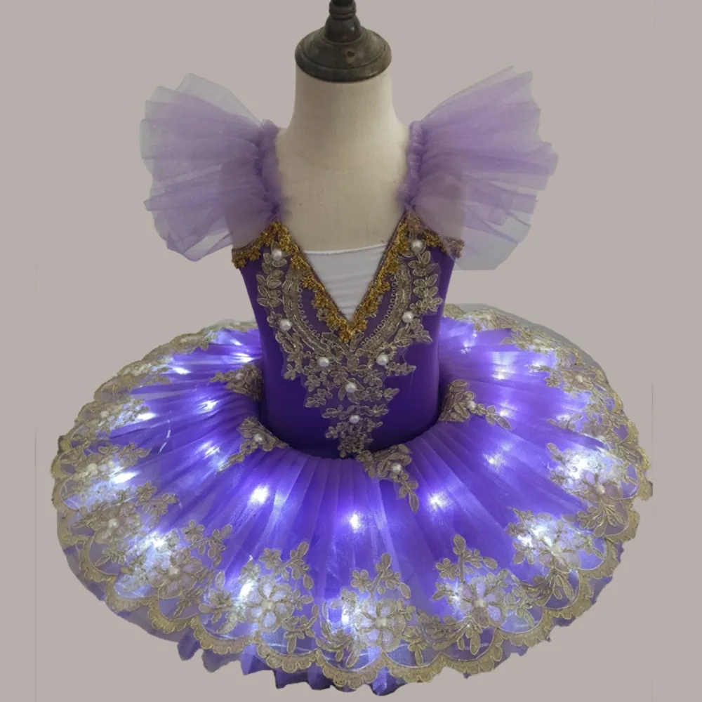 어린이 의류 공연 아동복 요정 우아한 쇼 발레 튜튜 드레스 소녀 무용복 무대 의상 공주 파티