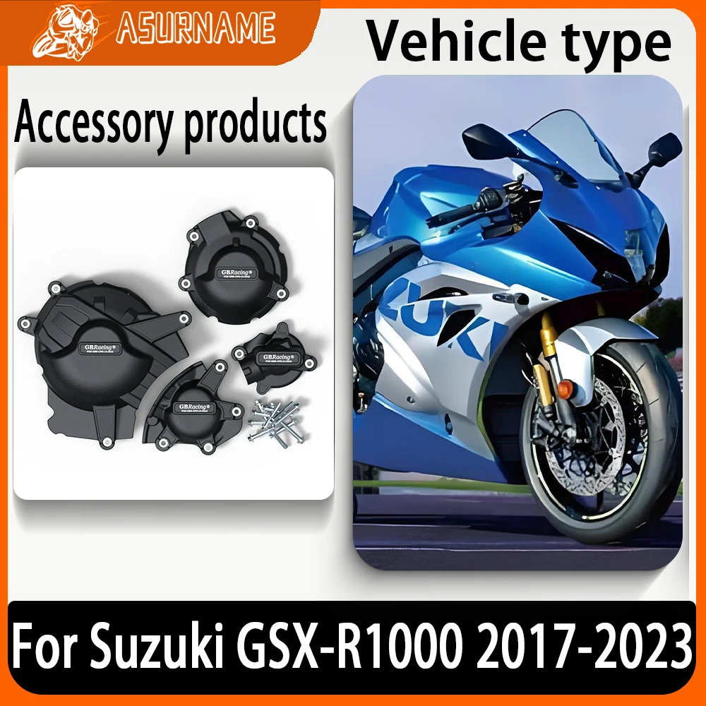 

For Suzuki GSXR1000 GSX-R1000 GSX R1000 2017-2023 Motorcycle Engine Protective Cover Guard Protector Fall Protection Cover