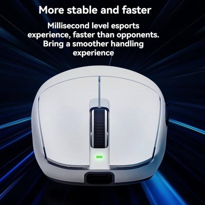 Z11 Tri-mode Wireless Mouse Customized 55g Lightweight PAW3311/3395 1KHz Return Rate Ergonomic Mechanical Keyboard Accessories