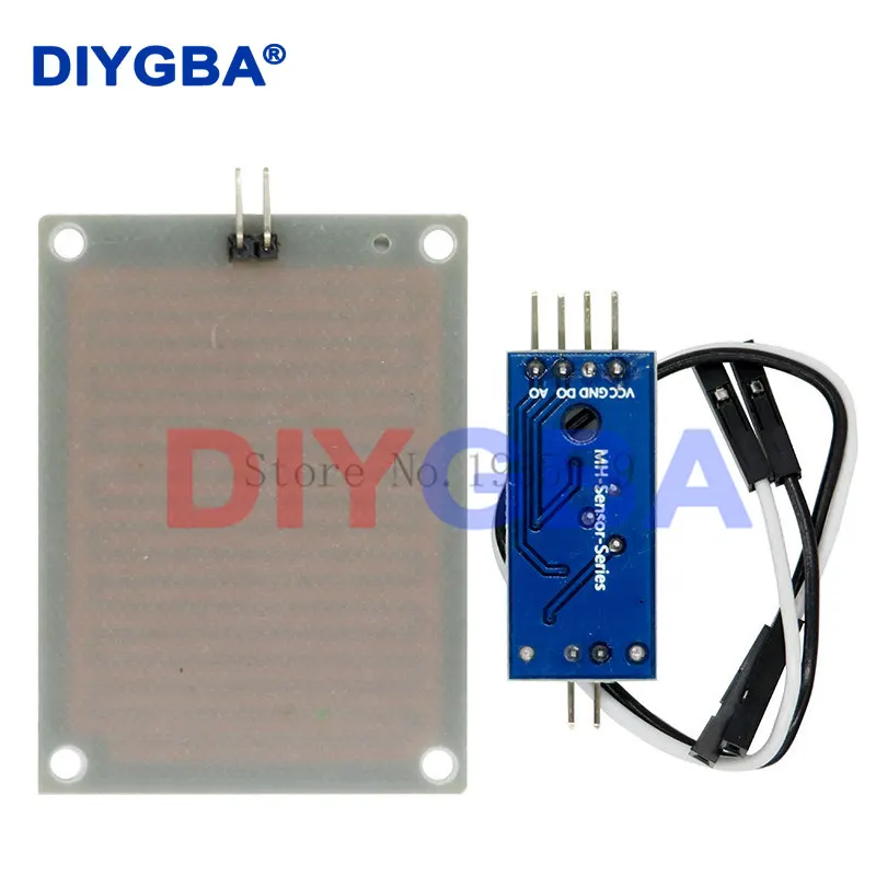 Picture 3: DC 3.3V-5V Snow/Raindrops Detection Sensor Module Dual Double sided Rain Weather Module Humidity For Arduino Robot Car Diy Kit