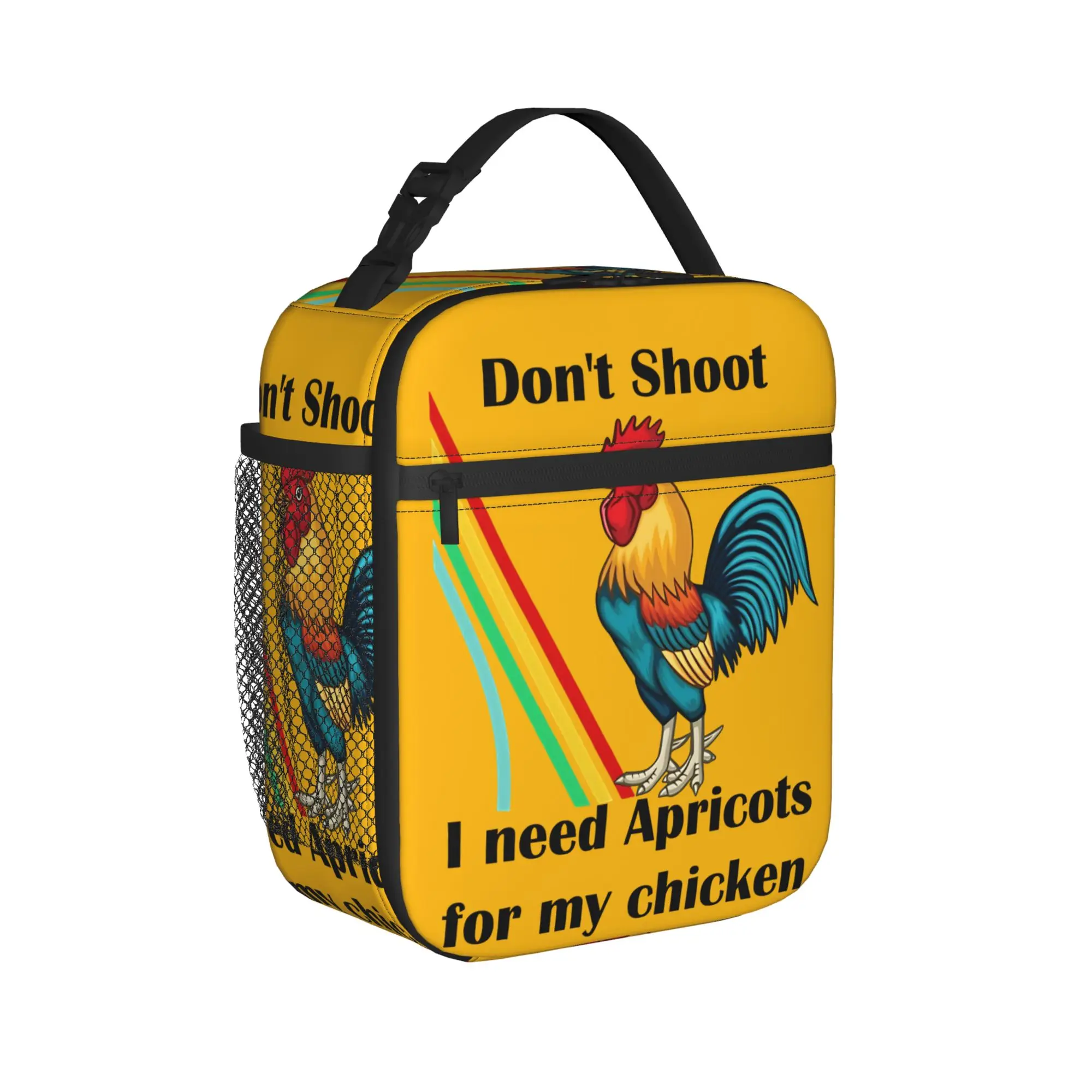 Don't Shoot Arc Raiders Scrappy  Insulated Lunch Bag Cooler Bag Reusable,Lunch Container  Large Tote Lunch Box Bento Pouch