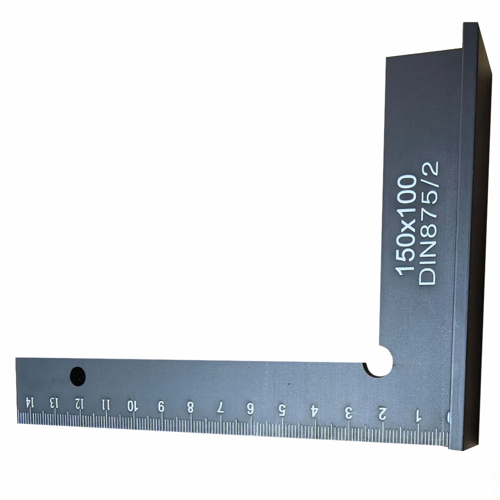 90 Degree Right Angle Square With Stand, Woodworking Ruler For Precise Layout Flat Edge Square Ruler 90 Degree Woodworking Tools