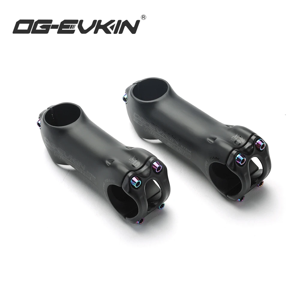 OG-EVKIN BS-004 T1000 Carbon MTB Bicycle Stem 6/17 Degree 31.8MM Carbon Road Bike Stem Positive and Negative Cycling Power Parts