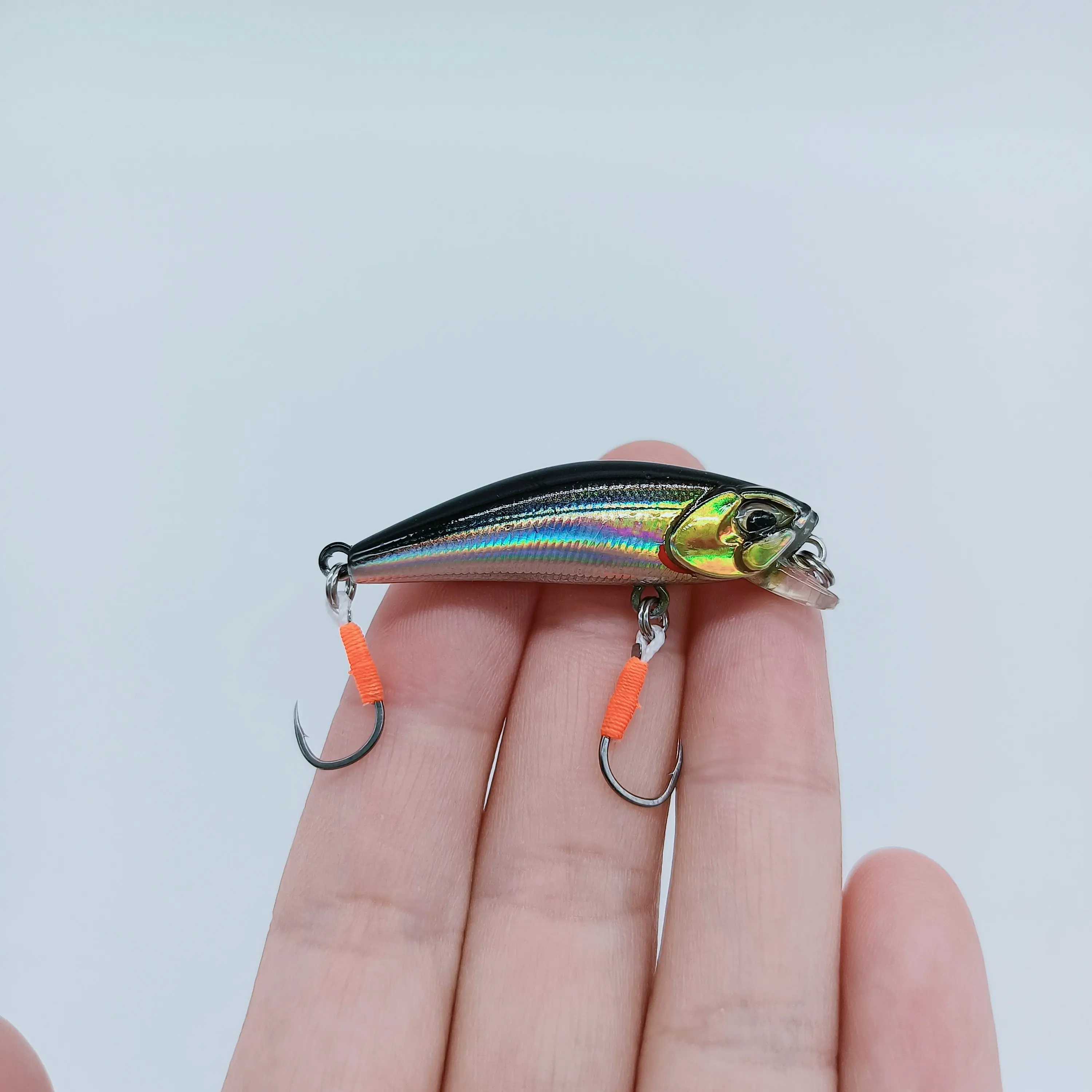 Duoduoyu 1pcs Mini sinkende Elritze Angel köder 3,5g/4,5 cm kleine Wobbler isca künstliche Swimbait Bass Angel gerät – Detail 2