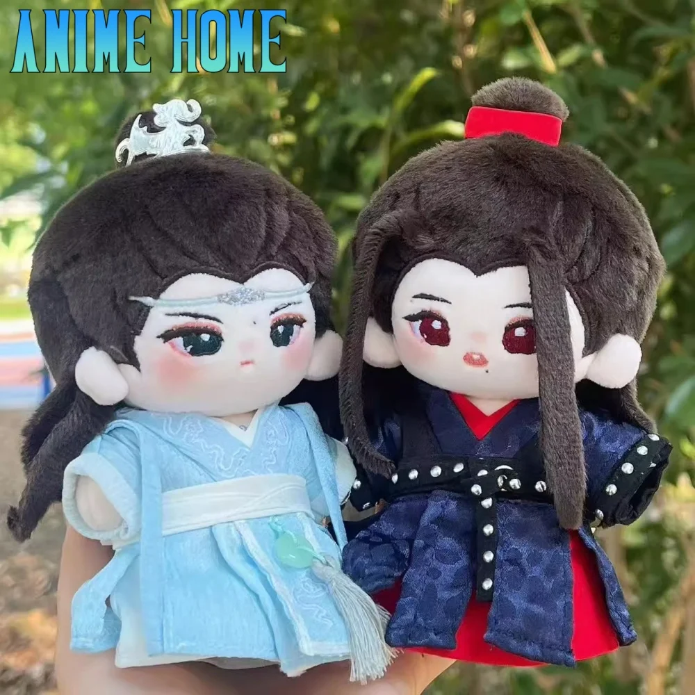 

Plushie Wang Yibo Xiao Zhan Idol Star Doll Toy 10cm Skeleton Body Stuffed Plush Clothes Costume Cosplay Original MDZS Gift G