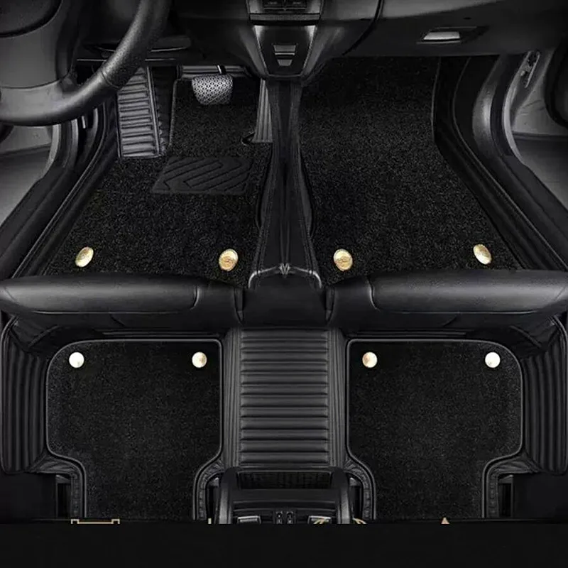 Custom special car floor mats for Porsche Taycan 2026-2019 High quality Rugs Waterproof double layers carpets for Taycan 2023