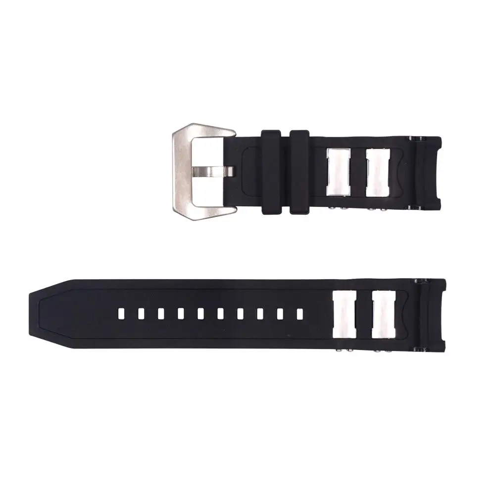 for Invicta Russian Diver Watch Bands Replacement Strap - Black Rubber Silicone Invicta Watch Strap