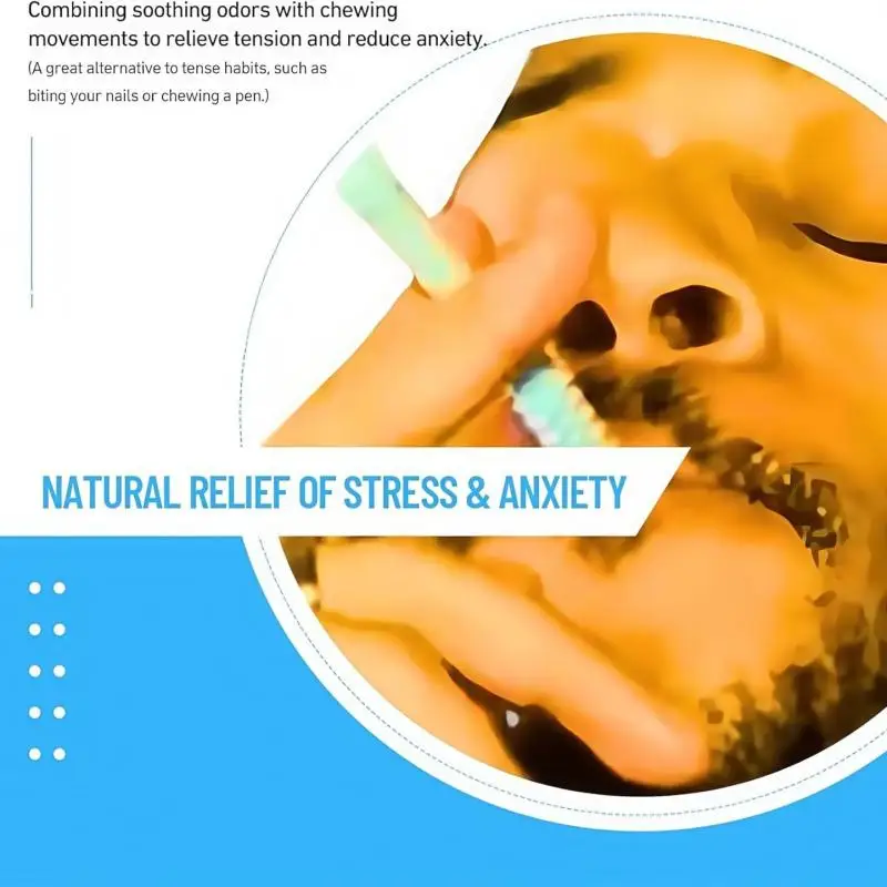 1/3Pcs Chewable Respirator For Stopping Smoking Chewable Respirator With Essential Oil For Aromatherapy On The Go Natural Focus