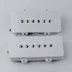 1 Set Alnico Canary Yellow White Black Guitar Pickup for Jazz JM Guitar