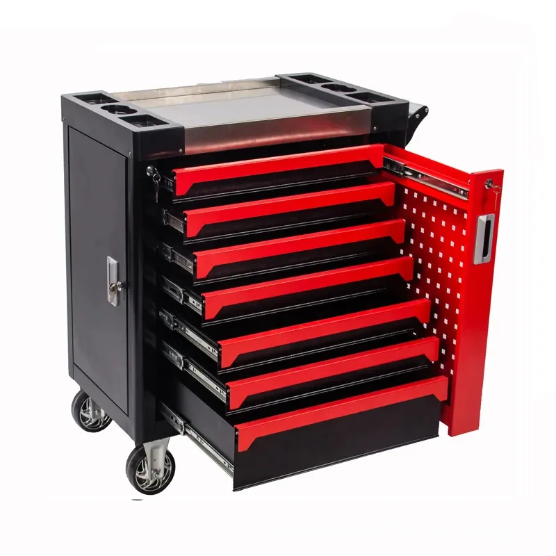 Hardware tool cart, car maintenance, storage 7 drawers, tool cabinet can be matched with tool set