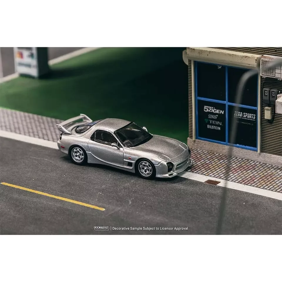 

RX7 FD3S SPEED A SPEC SILVER STONE METALLIC 1:64 SCALE BY TARMAC WORKS Car Collection Limited Edition Hobby Toys