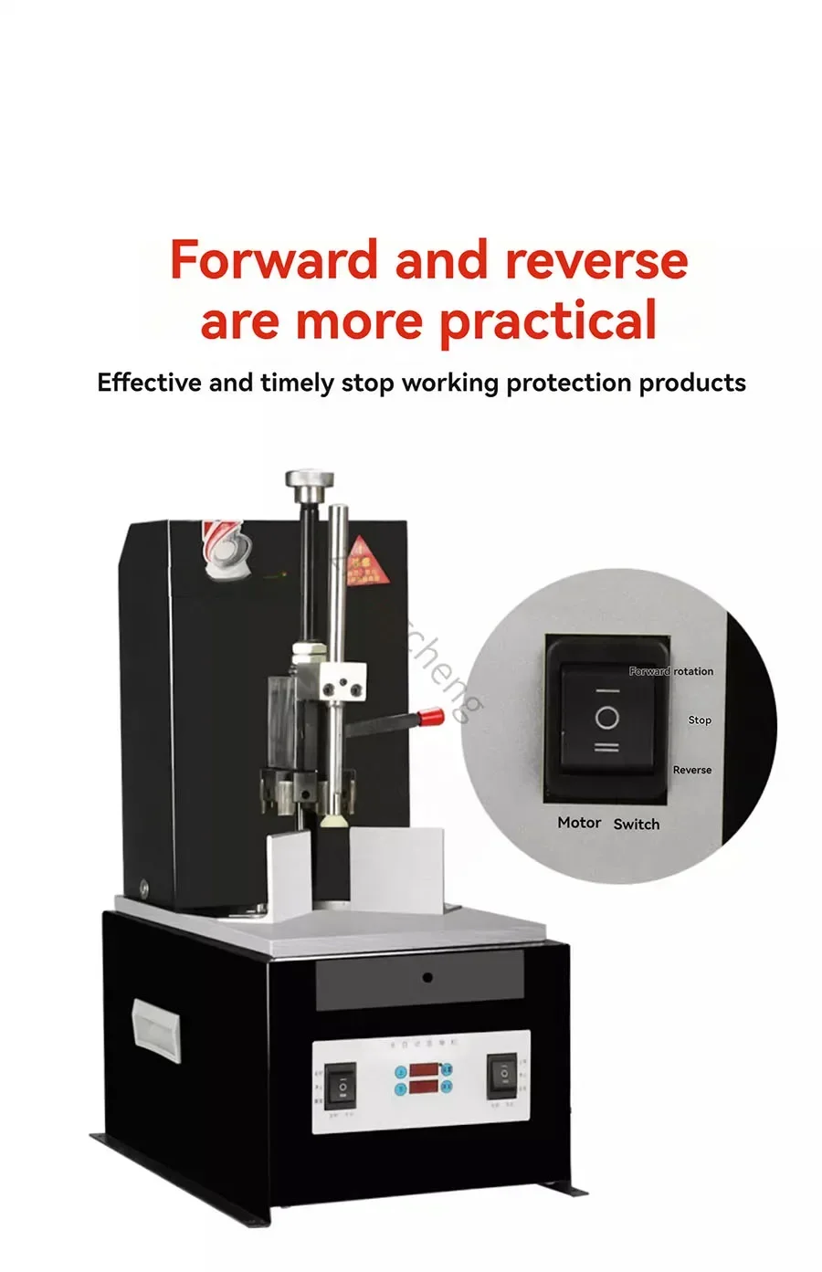 PVC corner cutting and business card corner-rounding equipment: 90A electric corner rounder/chamfering machine.