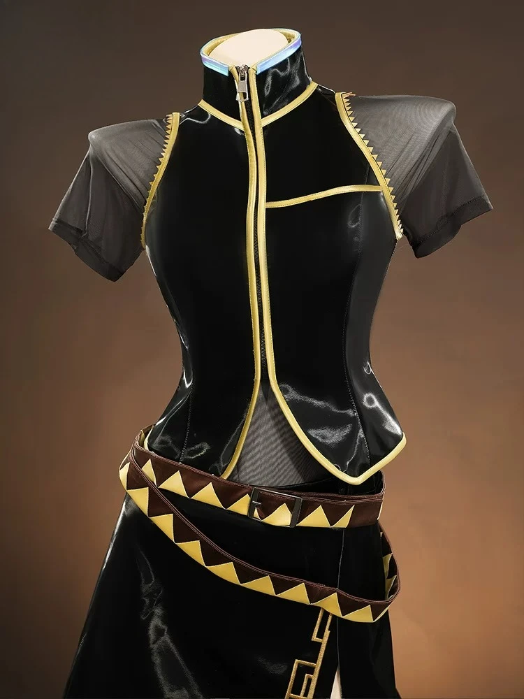 

Vocaloid 2 Megurine Luka Cosplay Costume Official Outfit Anime Virtual Singer Luka Full Set Halloween Party Role Play Outfit
