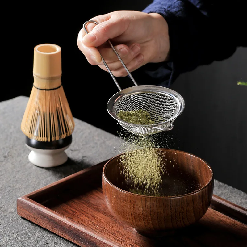 Bamboo Tea: Song Dynasty Tea Pointing Set Japanese Matcha Brush Stirring and Brushing Tea Vertical Matcha Bowl Wooden Bowl