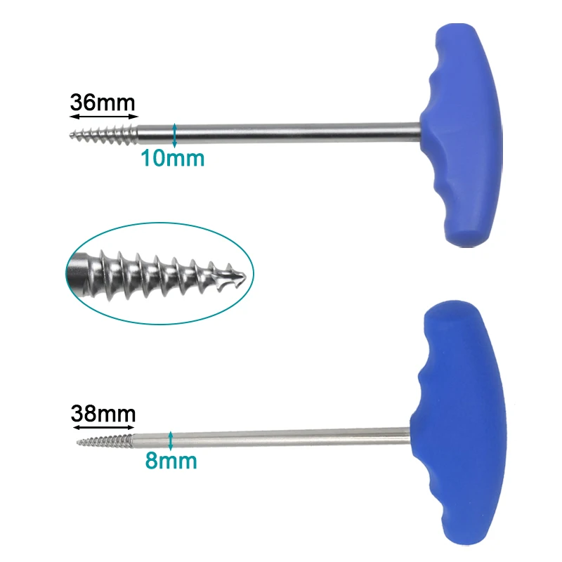 GREATLH Femoral Head Extractor Acetabulum Hip Joint Replacement Tool Medical Hip Extractor Orthopedic Instrument pet