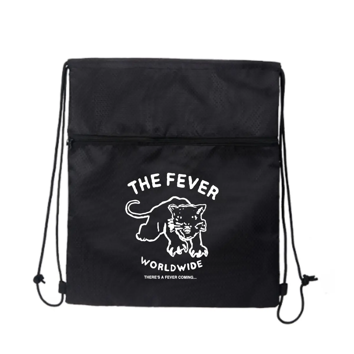 

Стильная спортивная сумка на молнии с логотипом The Fever Worldwide: спортивный дизайн для любителей фитнеса