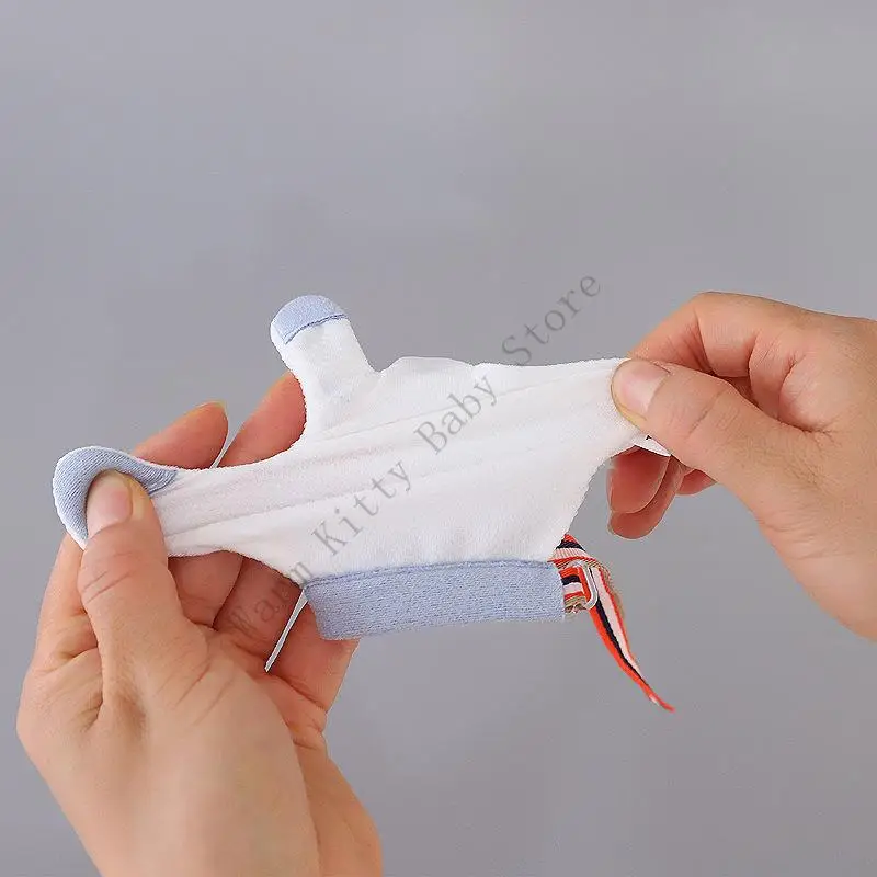 XXFE Easy Wear Cotton Mittens Sarung Tangan Bayi Mencegah Bayi Menggigit Tangan Dan Mengunyah Kuku