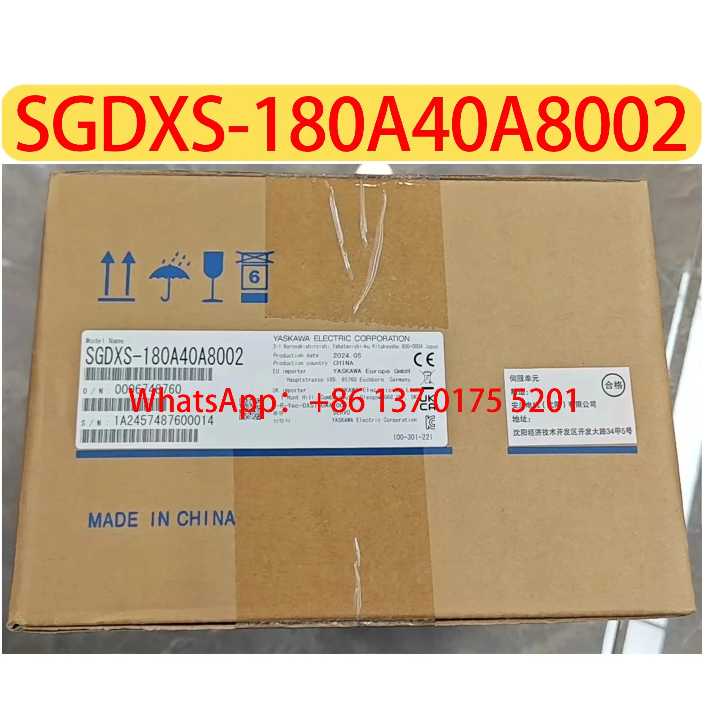 SGDXS-180A40A8002 Brand New Servo Drive，Original Genuine，Fast shipping