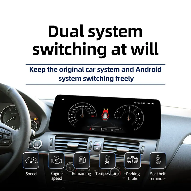 Android 12 Car Stereo Screen Multimedia Player With GPS DSP Dashboard Mount 1 Year Warranty