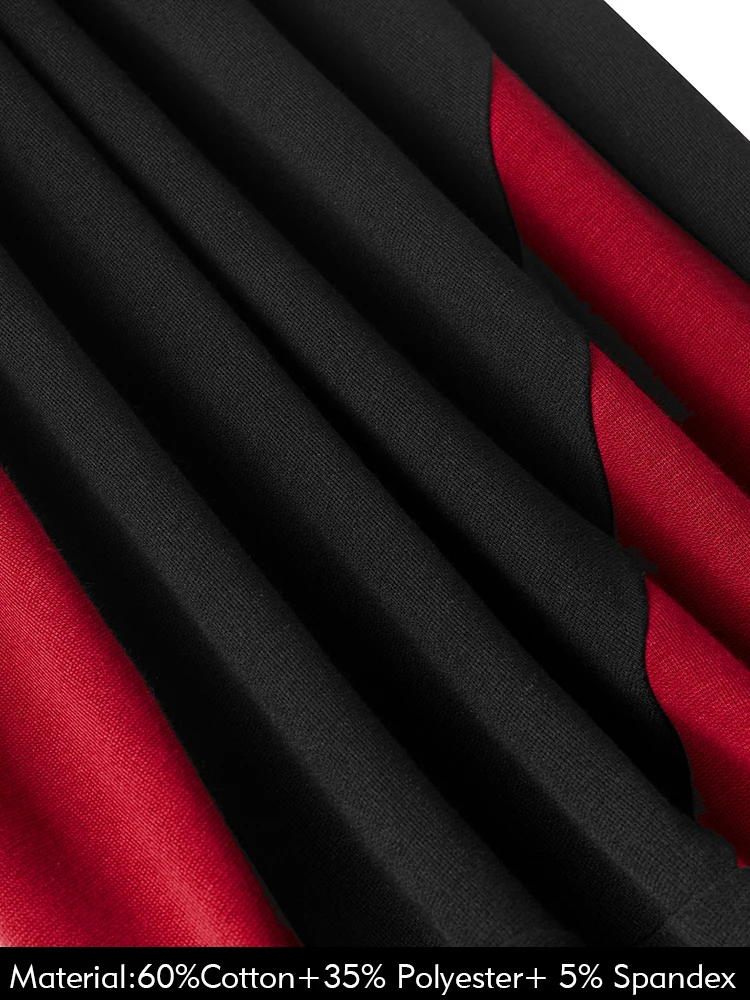 Nizza-Für Immer Vintage Kontrast Farbe Patchwork Tragen zu Arbeiten Kleider Business Party Bodycon Büro Elegante Frauen Kleid B517