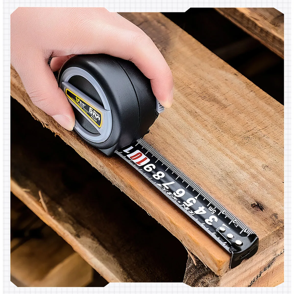 3/5M Tape Measure, Steel Measuring Tape Retractable, Self-Locking Measurement Tape, Auto Lock Tape Rule Tape Measure for M