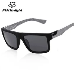 Brand Square Sunglasses Men Women Designer Mirror Sports Goggles UV400 Fox Knight Driving Eyewear Accessories