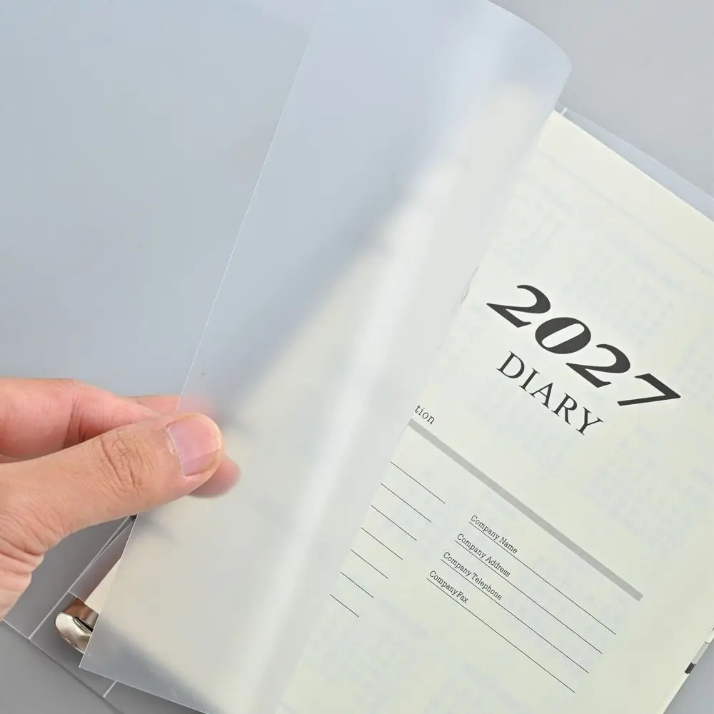 A5 2027 Journal Agenda Plannner Notebook Paper Loose Leaf Loose Leaf Calendar Inserts English Binder Notebook Refill view 3